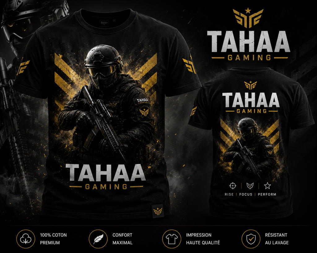 T-Shirt Gaming Premium TAHAA