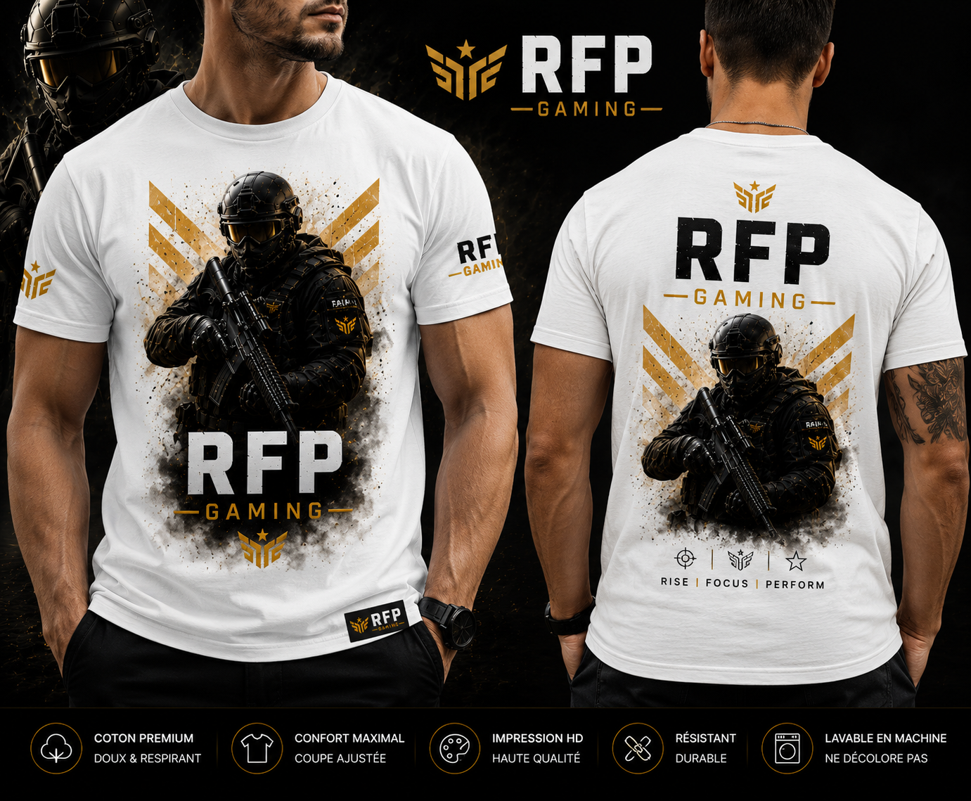 T-Shirt Gaming Premium TAHAA